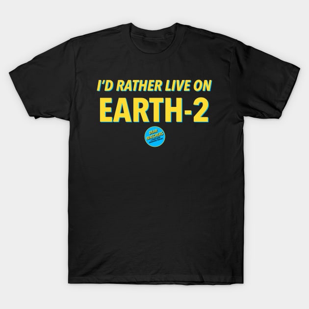 Earth 2 T-Shirt by elliotcomicart